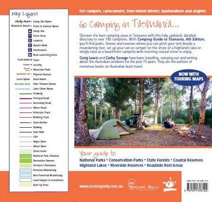 Camping Guide to Tasmania by Craig Lewis / Cathy Savage (Boiling Billy) | Boiling Billy Publications