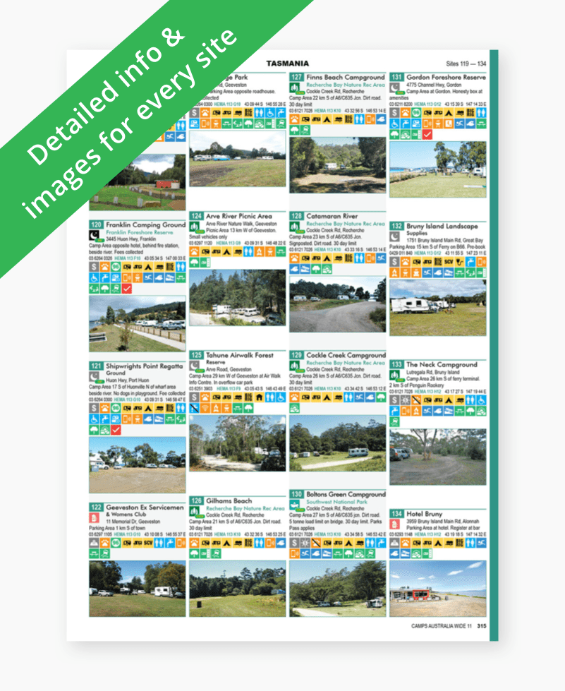 Camps 11 Easy to Read (B4 size with photos) | Camps Australia Wide