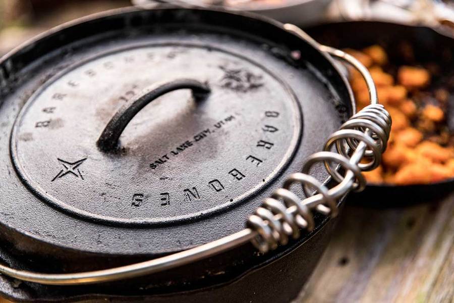 Barebones Cast Iron Dutch Oven  - 12 Inch | Barebones