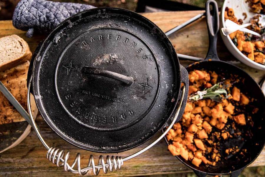 Barebones Cast Iron Dutch Oven  - 12 Inch | Barebones