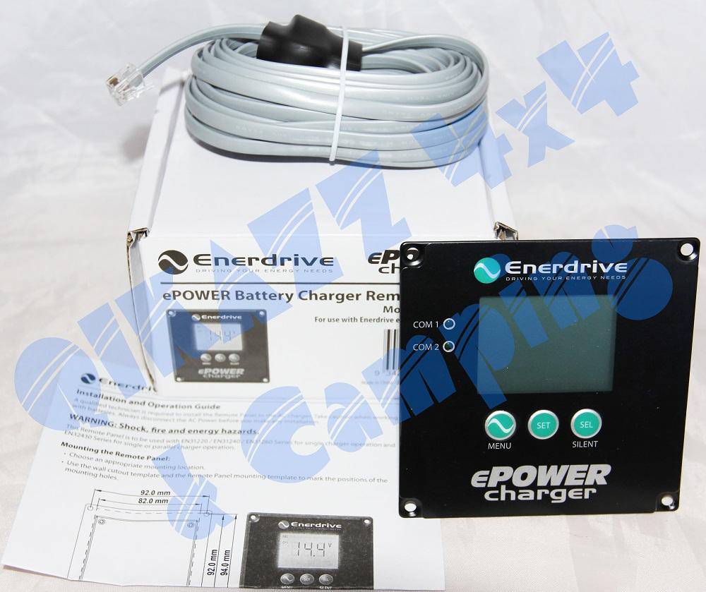 Enerdrive ePOWER Charger Remote - 7.5m Cable | Enerdrive
