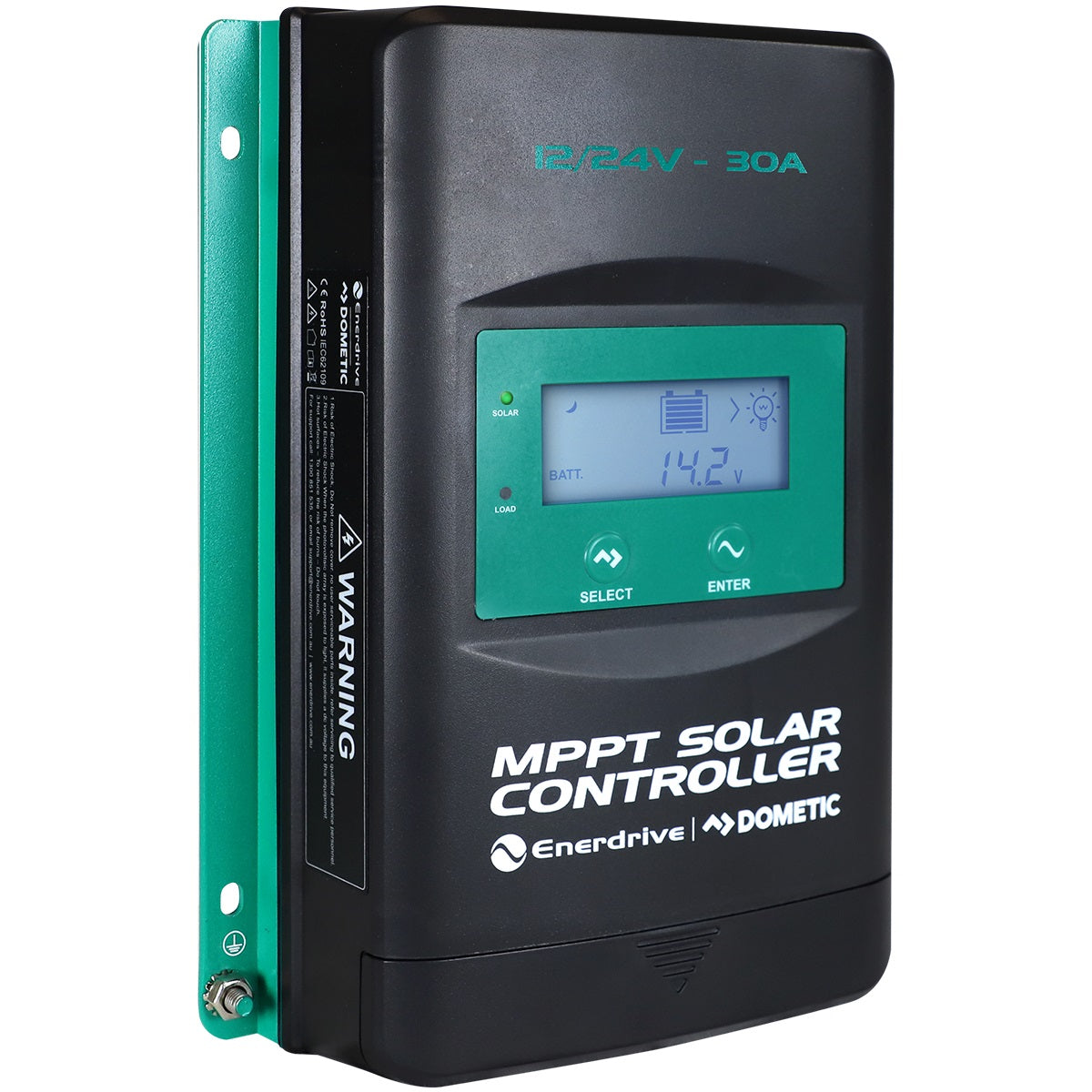 Enerdrive 30A MPPT Solar Charge Controller 12/24v with Display - EN43530 | Enerdrive