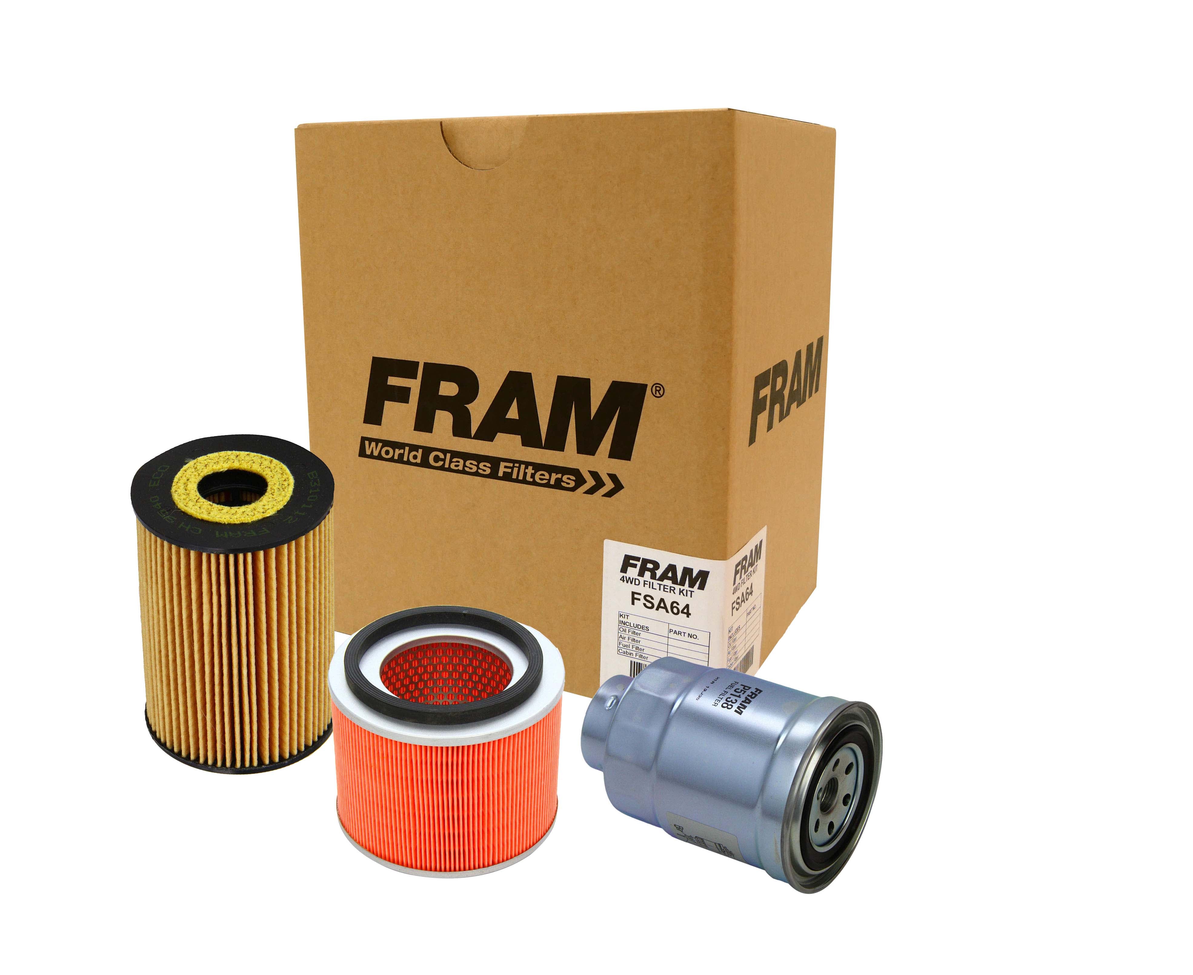 FRAM 4wd Filter Kit for Nissan Patrol GU ZD30 DI 3.0ltr | FRAM