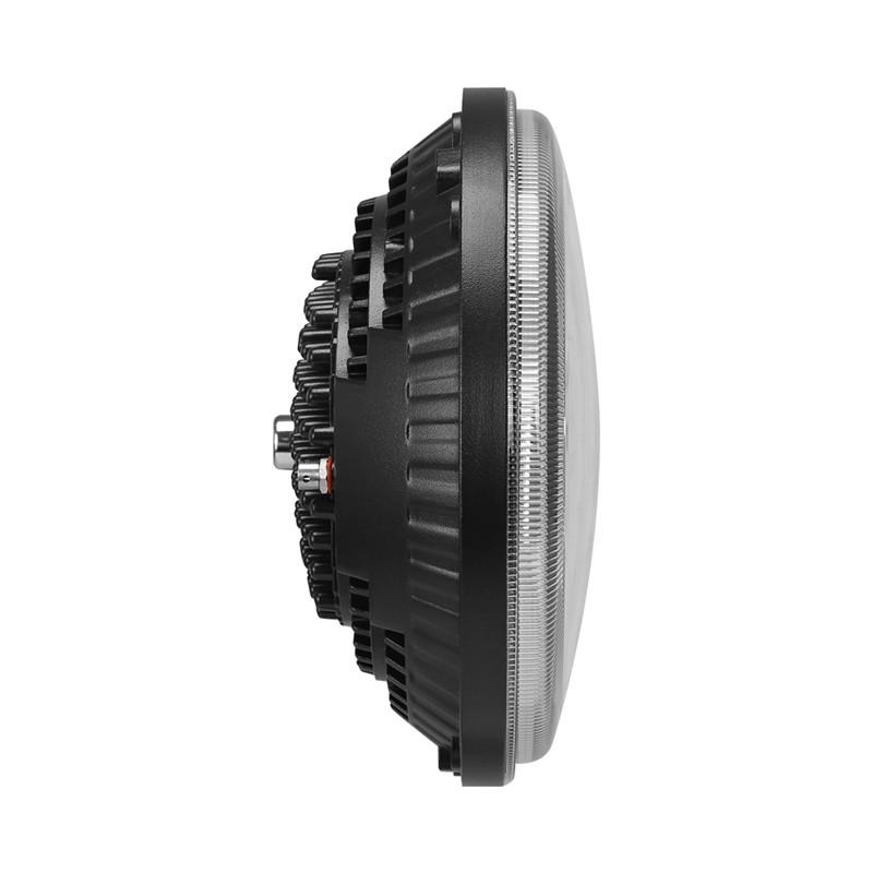 JTX Lighting 7" N7 LED Headlight Pair w White/Amber Halo | JTX Lighting