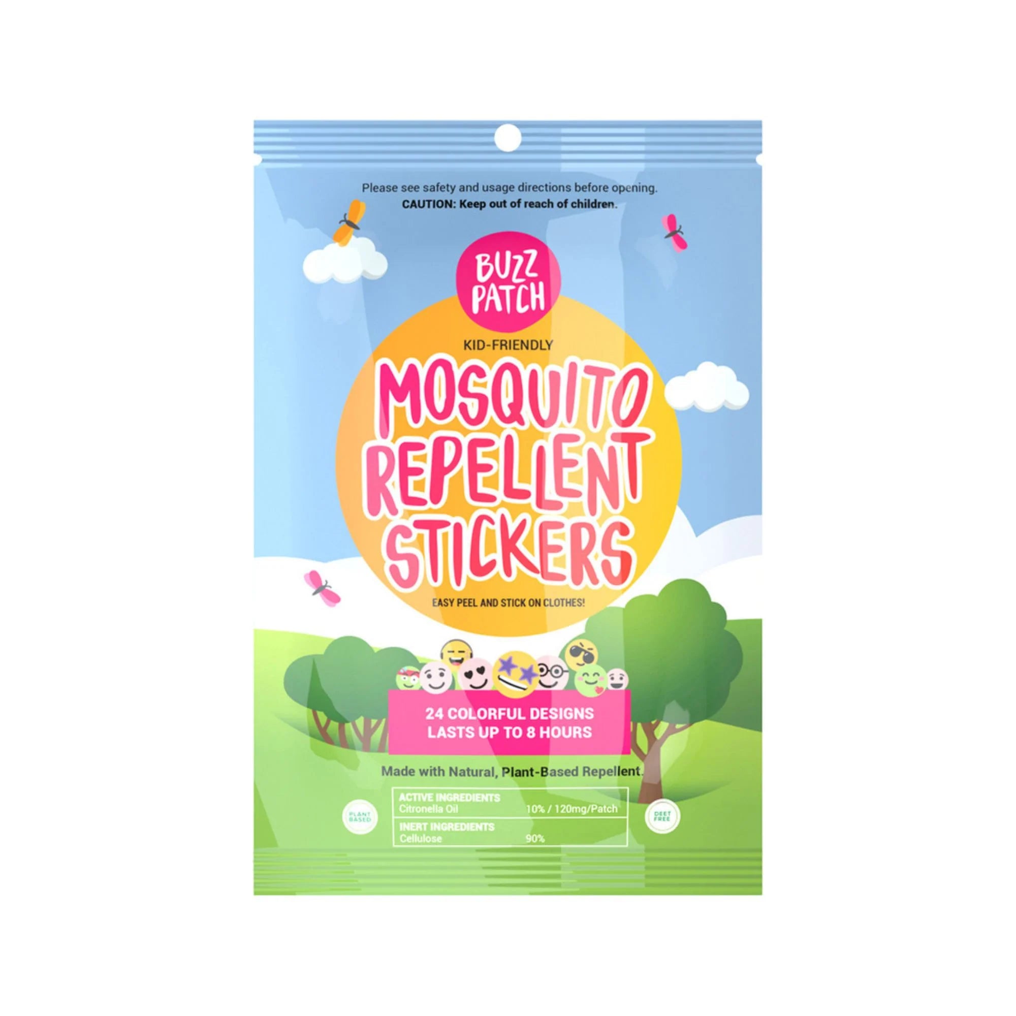 Natural Patch BuzzPatch Mosquito Repellent Patches - 24 Pack | Natural Patch