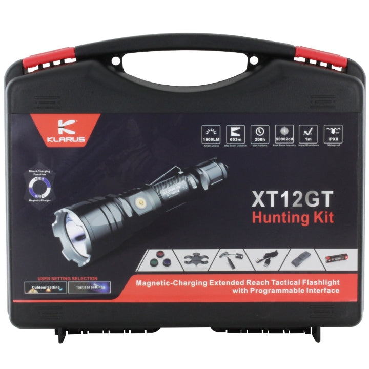 Klarus XT12GT Hunting Torch Kit & Accessories | Klarus