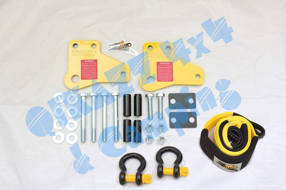 Roadsafe 4wd HD Recovery Tow Point Kit for Toyota Hilux (KUN) 2005 - 2015 | Roadsafe