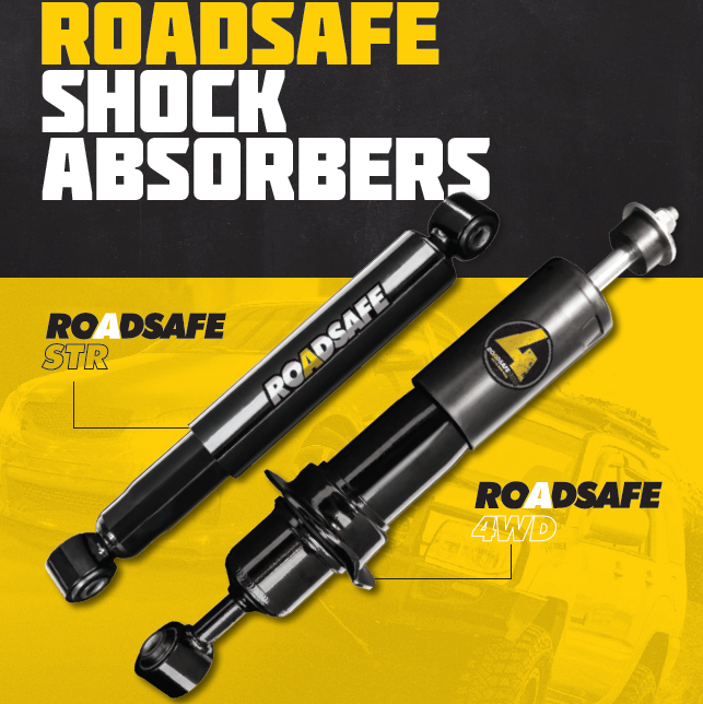 Roadsafe 4wd Nitro Gas Front Shock Absorber for Jeep Grand Cherokee ZJ 3/96-7/99 | Roadsafe