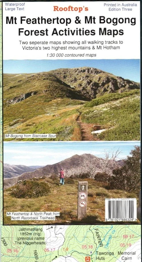 Mt Feathertop & Mt Bogong Forest Activities Maps | Rooftop