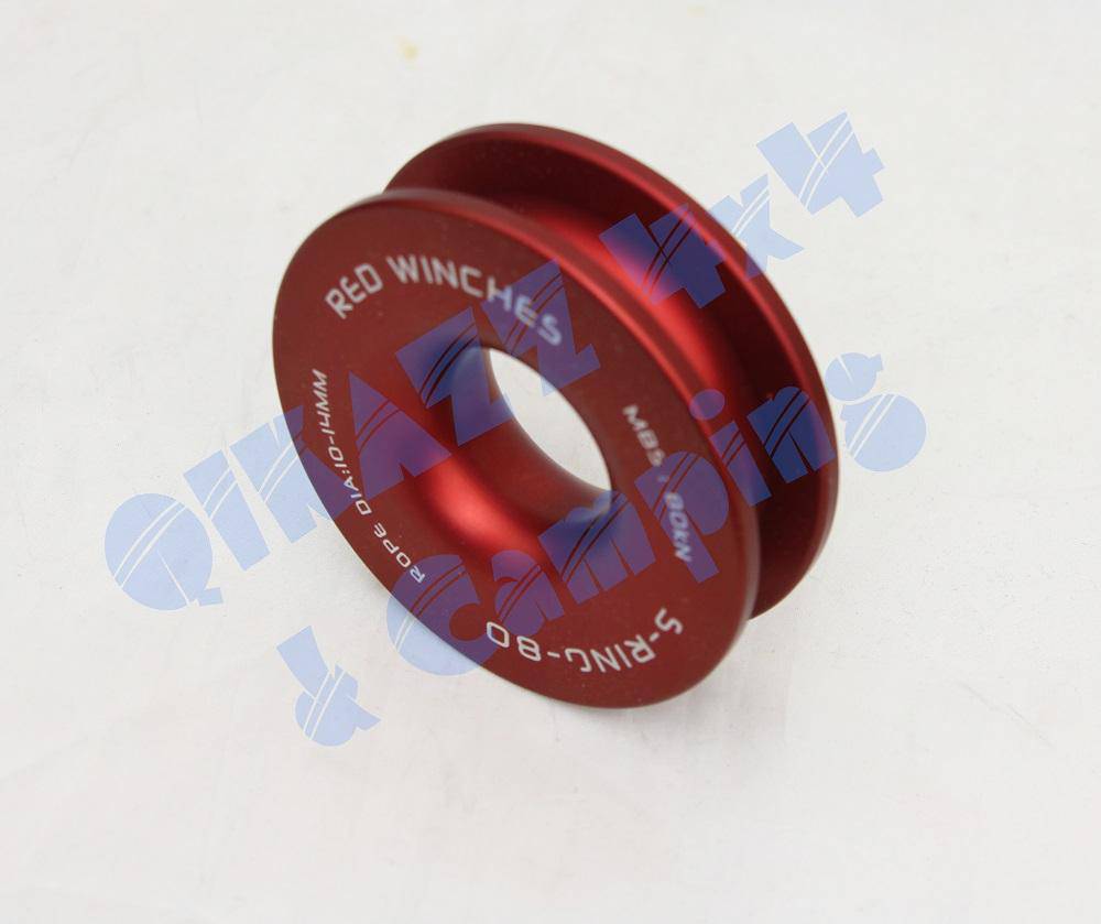 Red Winch Snatch Ring 8T | Red Winch