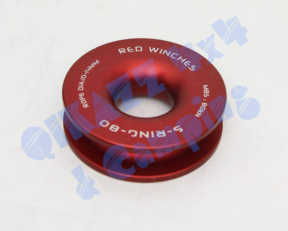Red Winch Snatch Ring 8T | Red Winch