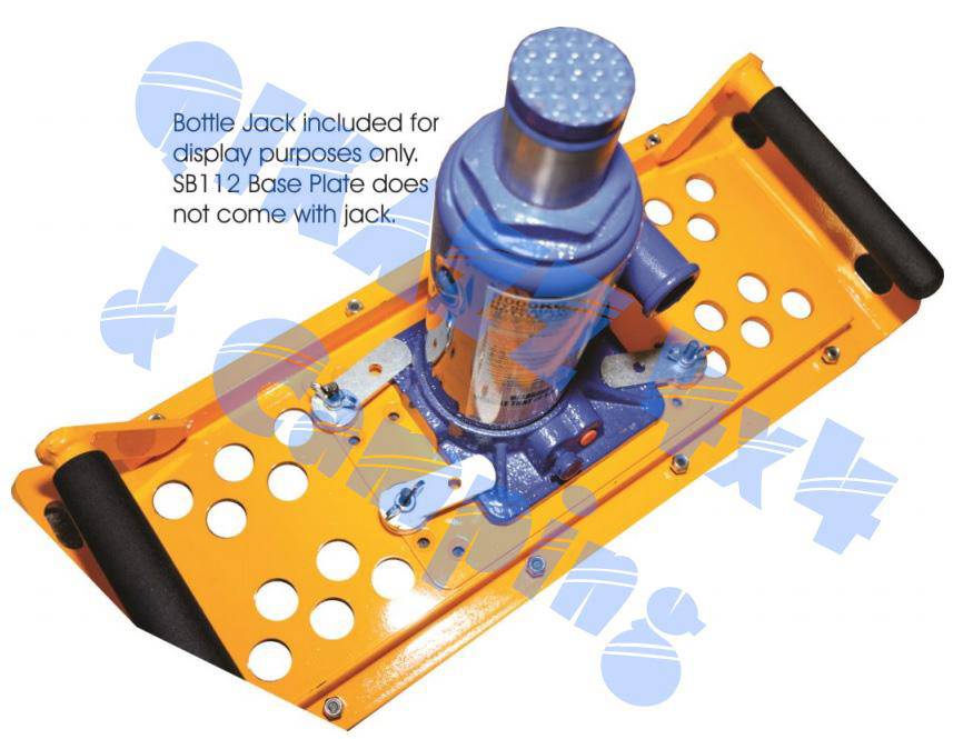 Roadsafe 4wd Bottle Jack Ram Base Plate "Big Boy" 205mm x 460mm - SB112 | Roadsafe