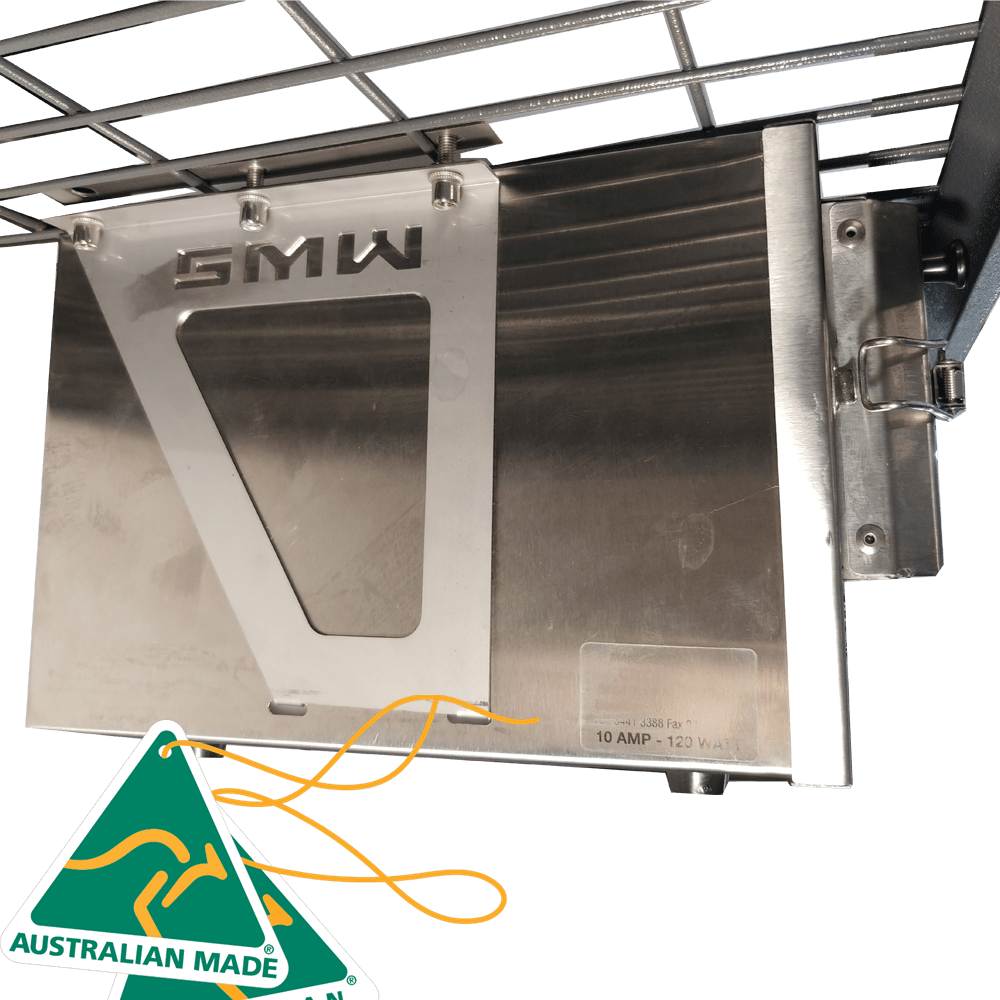 SMW Offset Stainless Steel Overhead Oven Mounting Brackets (No Bolts) | Somerville Metal Works