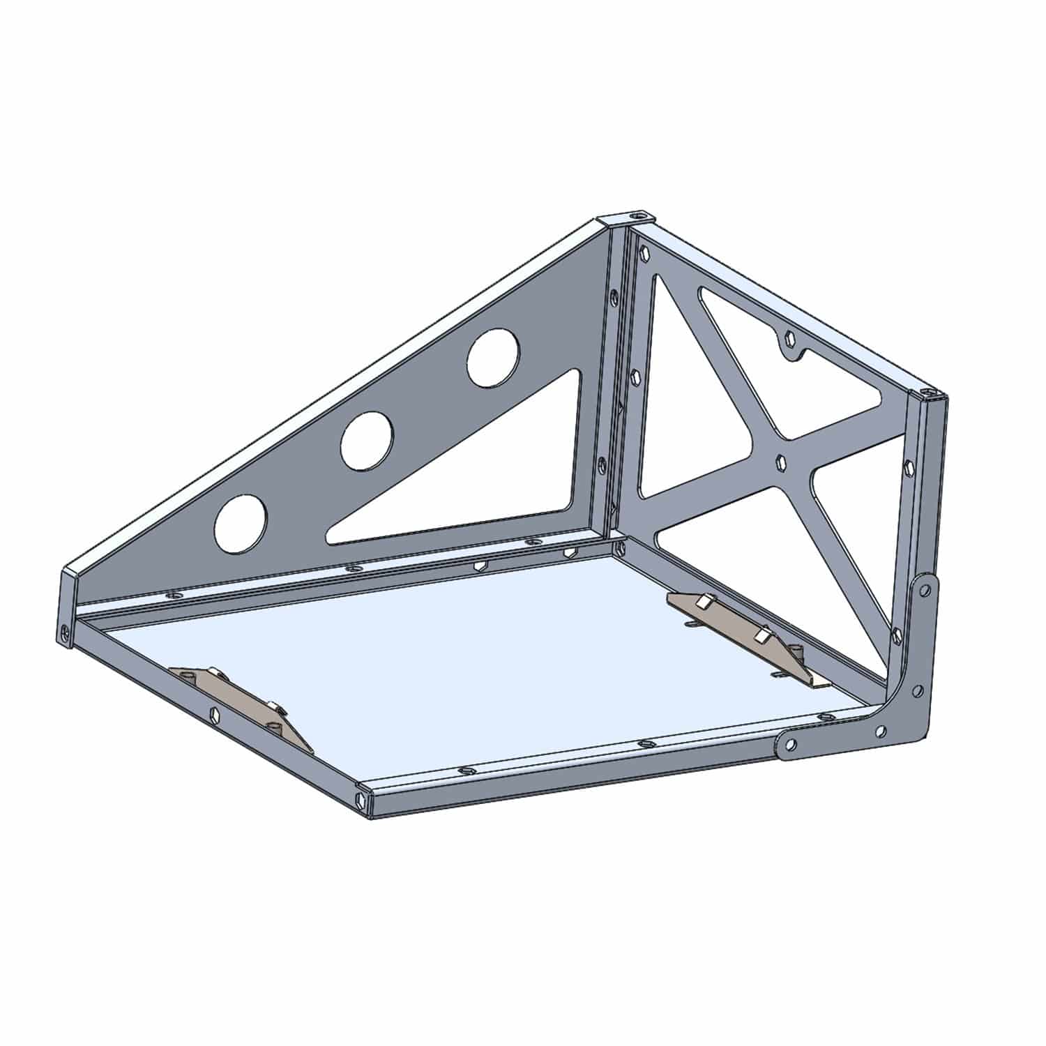 SMW Cargo Barrier / Canopy Side Mount for Travel Buddy Marine Oven | Somerville Metal Works