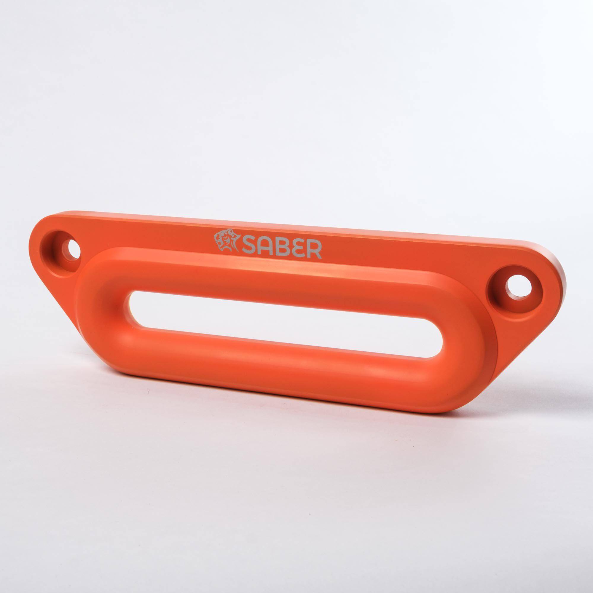 Saber Offroad 6061 Aluminium Offset Fairlead – Cerakote Orange | Saber Offroad