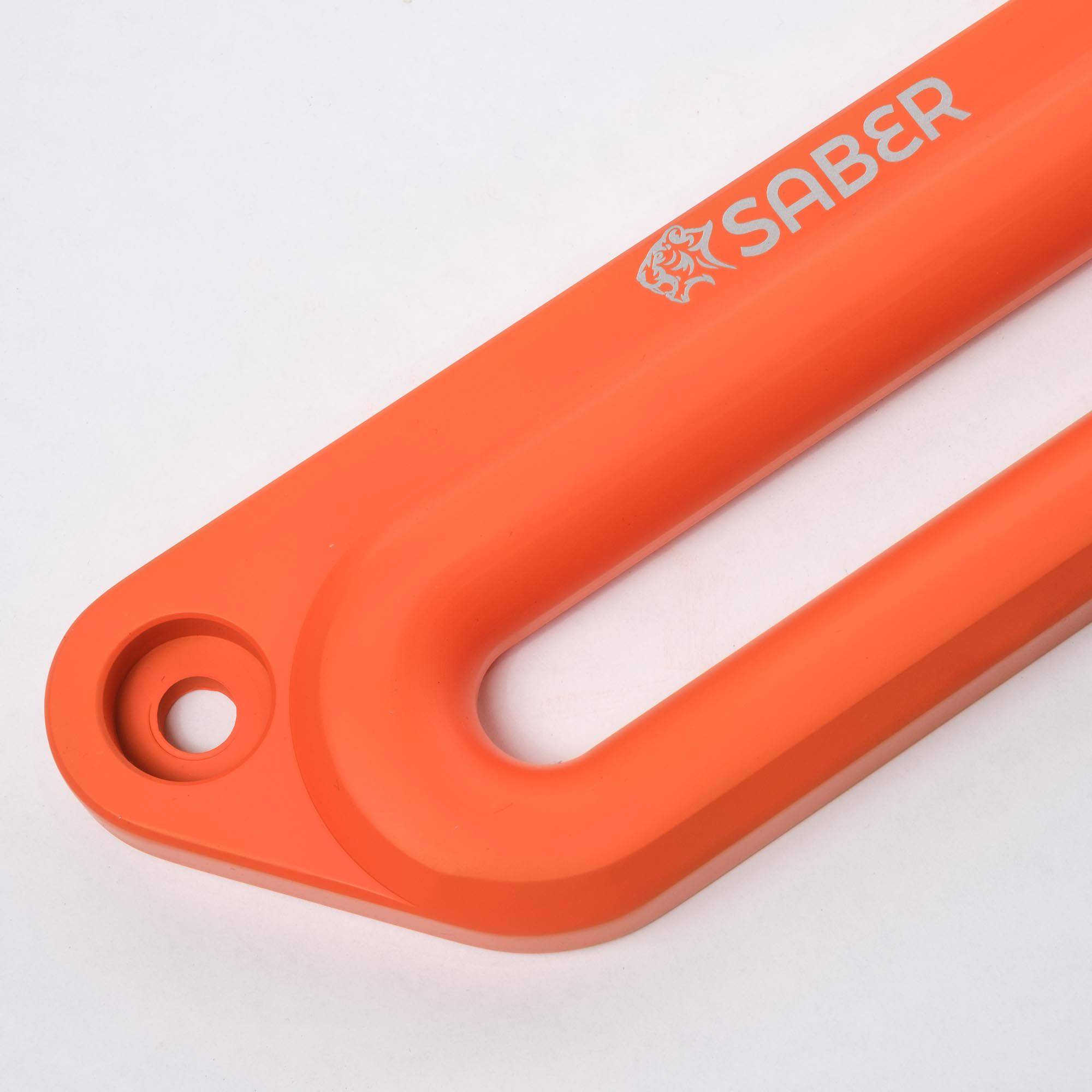Saber Offroad 6061 Aluminium Offset Fairlead – Cerakote Orange | Saber Offroad