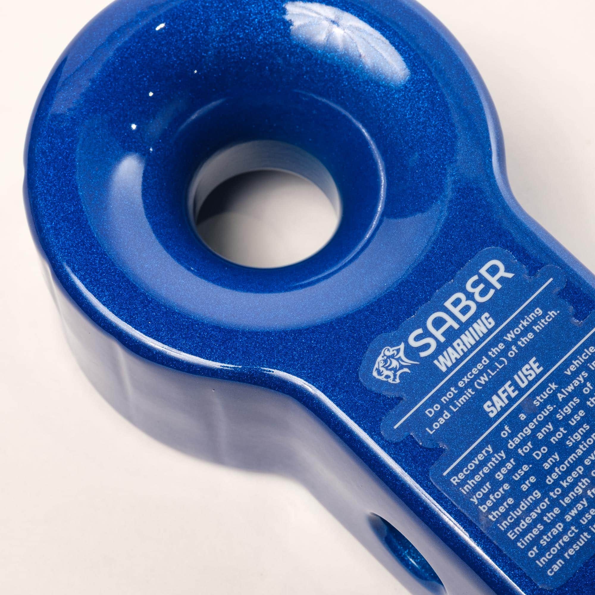 Saber Offroad 7075 Soft Shackle Only Aluminium Recovery Hitch – Prismatic Blue | Saber Offroad