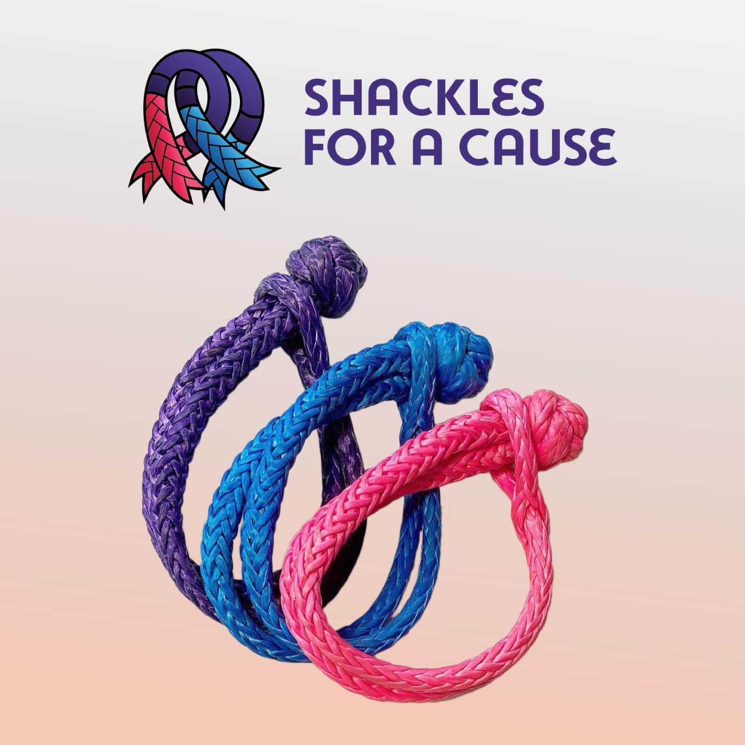 Saber Offroad Shackles for a Cause – PURPLE (Epilepsy Support) | Saber Offroad