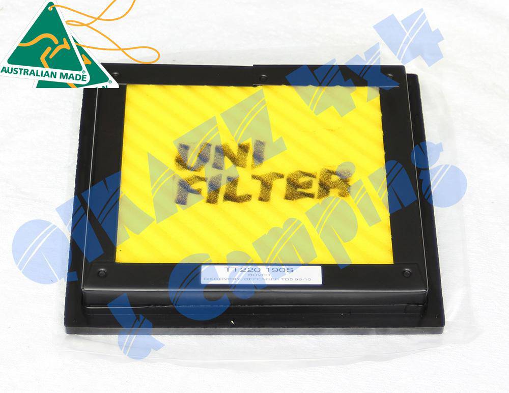 Unifilter Foam Air Filter for Land Rover Discovery 2 & Defender TD5 | Unifilter Australia