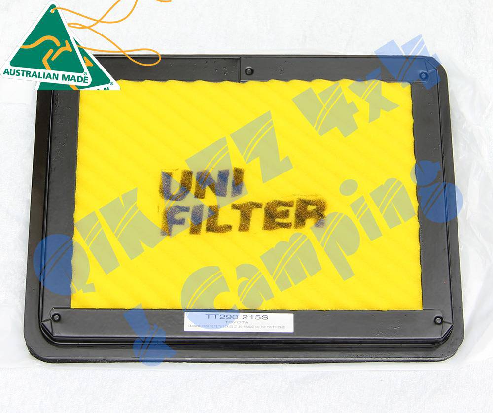 Unifilter Foam Air Filter for Land Cruiser 70,75,76,78,79 Series Flat Panel | Unifilter Australia