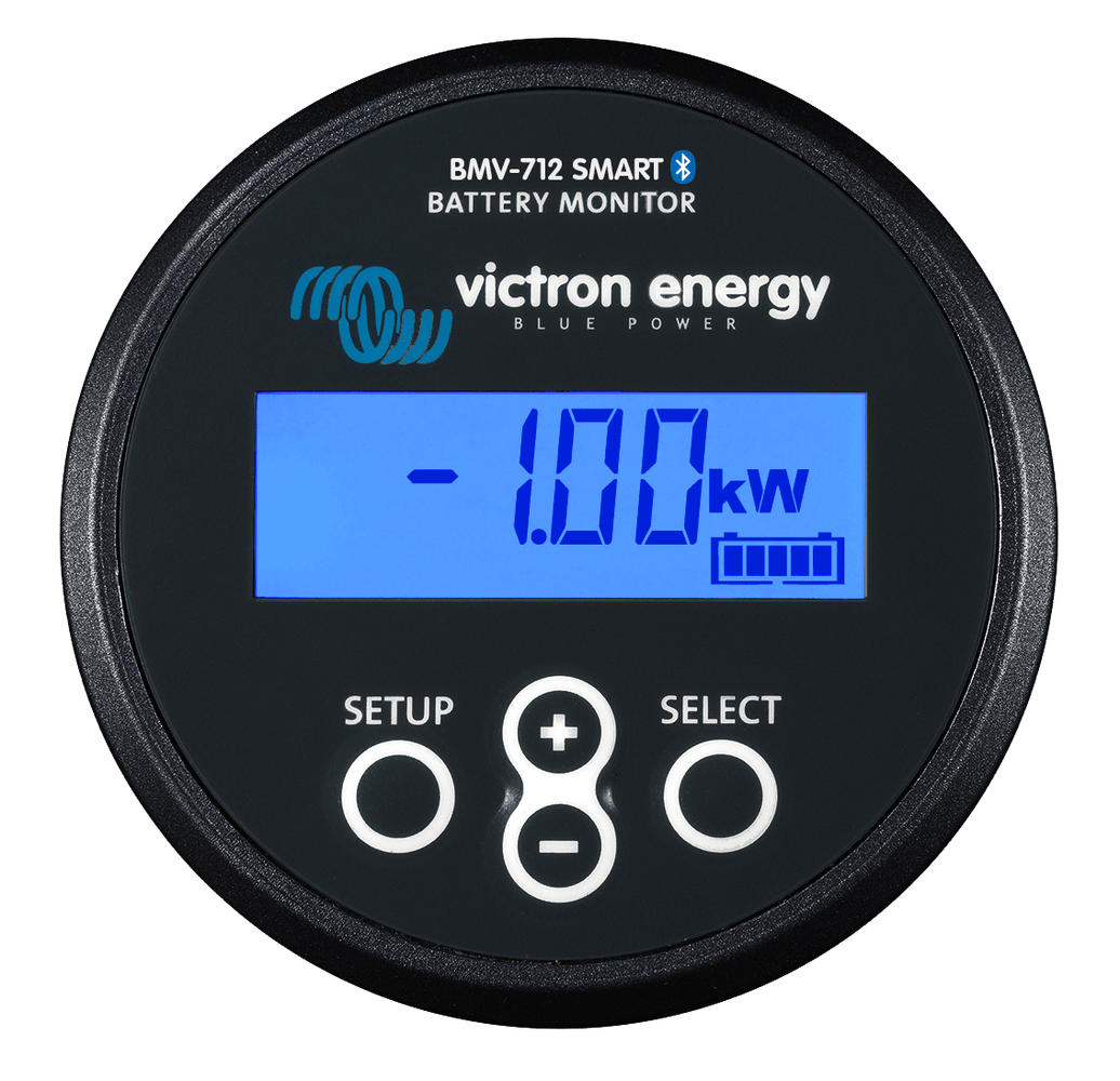 Victron Energy Battery Monitor Kit w/500A Shunt BMV-712 Smart Black | Victron Energy