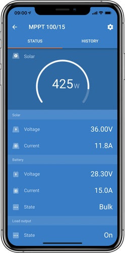 Victron Energy SmartSolar MPPT 100/50 (12/24-50A) Bluetooth Solar Charge Controller | Victron Energy