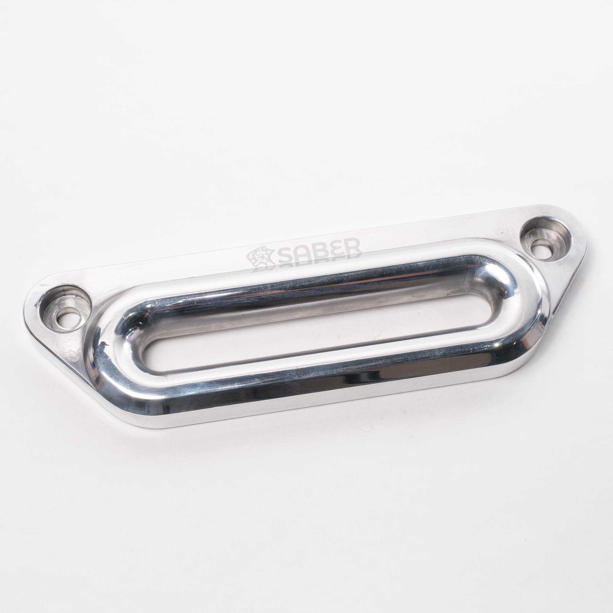 Saber Offroad 6061 Aluminium Offset Fairlead – Polished Alloy | Saber Offroad