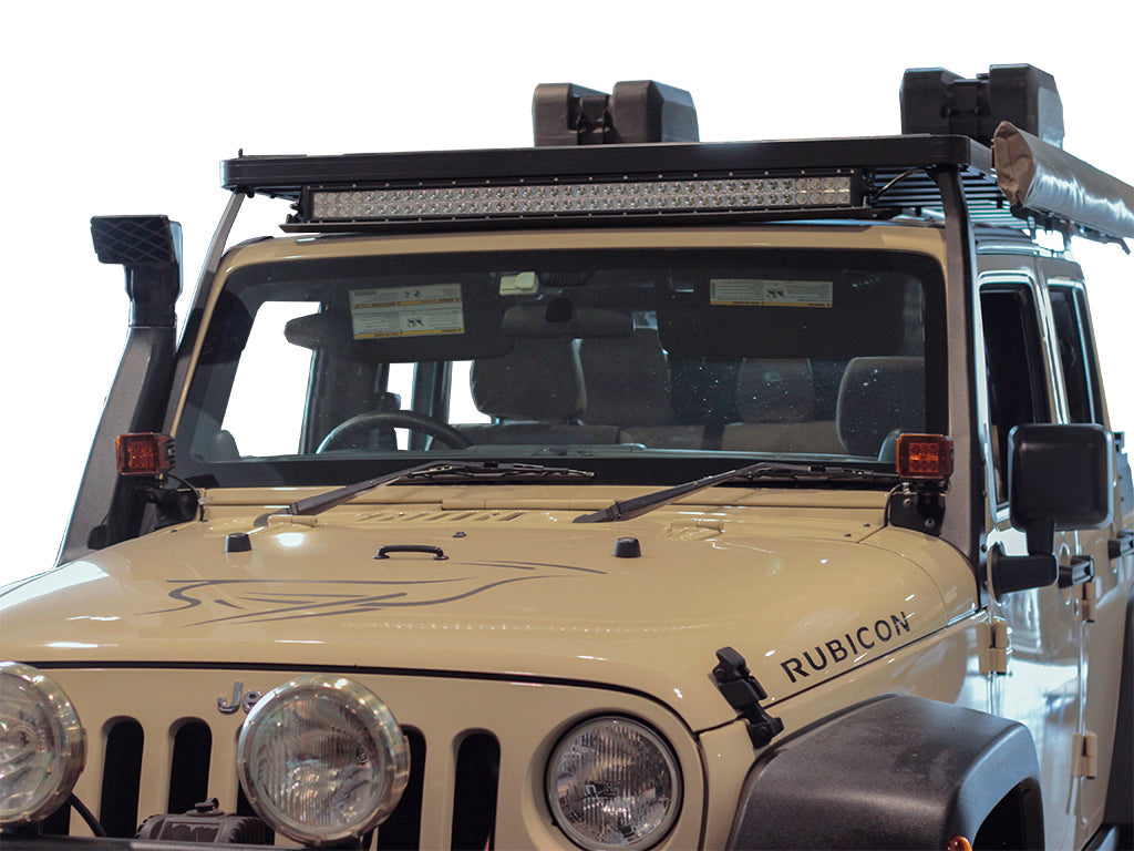 Jeep Wrangler JK/JKU Windshield Spot Light Brackets - by Front Runner | Front Runner