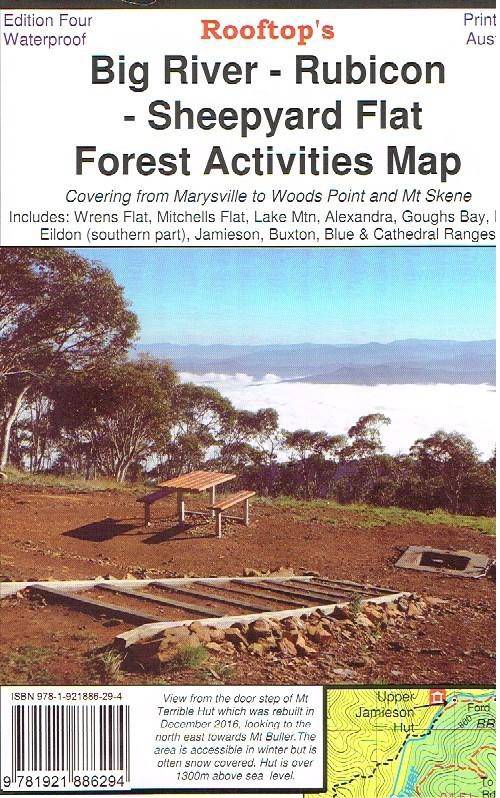 Rooftop's Big River, Rubicon, Sheepyard Flat Forest Activities Map | Rooftop