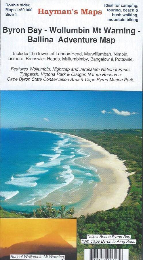 Hayman's Byron Bay - Wollumbin Mt Warning - Ballina Adventure Map | Hayman's Maps