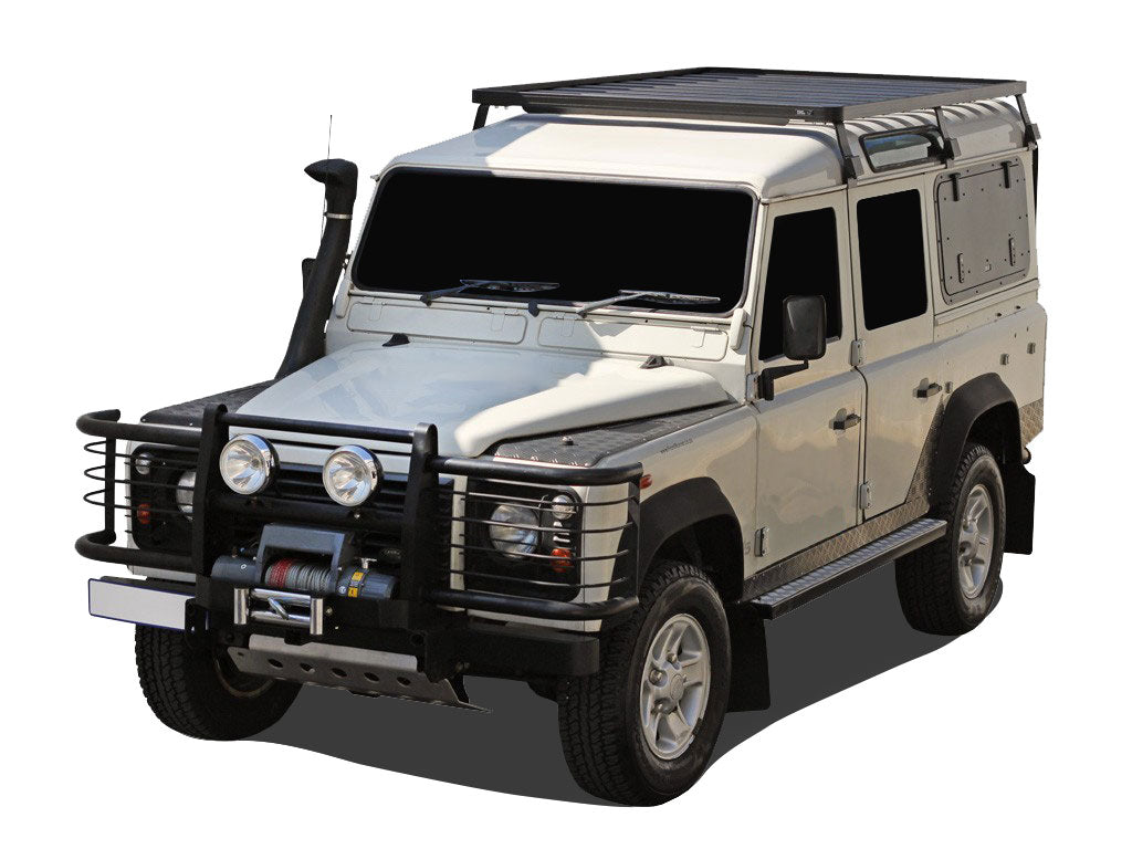 Land Rover Defender 110 (1983-2016) Slimline II 3/4 Roof Rack Kit / Tall - by Front Runner | Front Runner