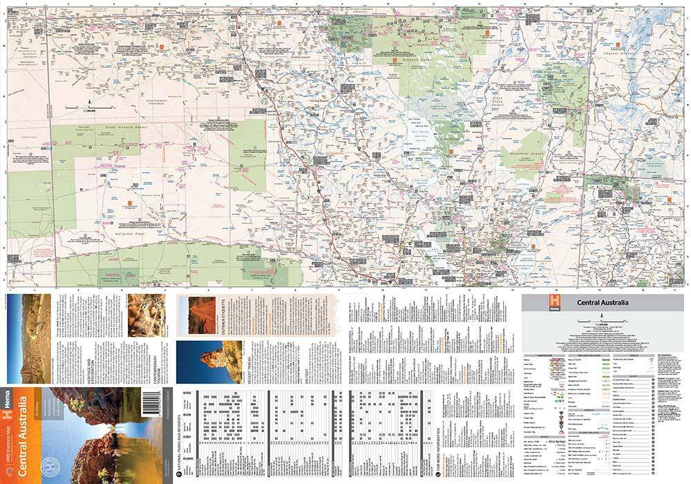 Hema Central Australia Map 11th Edition | Hema