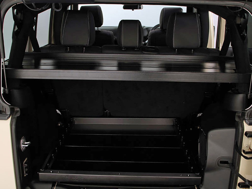 Jeep Wrangler JKU 4-Door Cargo Storage Interior Rack - by Front Runner | Front Runner