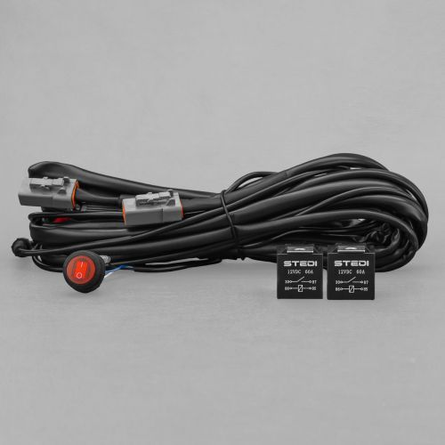Stedi Dual Relay / Dual Connector Plug & Play SMART Harness™ High Beam Driving Light Wiring | Stedi