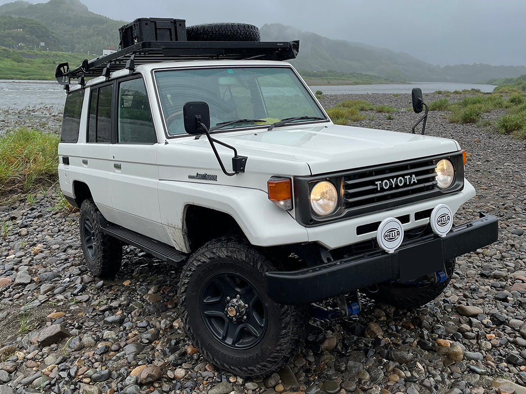 Slimline II 3/4 Roof Rack Kit for Toyota Land Cruiser 76 - by Front Runner | Front Runner
