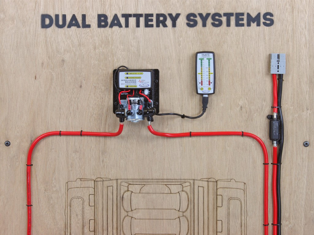 Mitsubishi Pajero Diesel 70A Dual Battery Bracket - by Front Runner | Front Runner