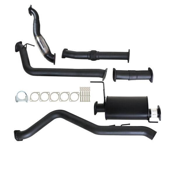 HOLDEN COLORADO RC 3.0L 4JJ1-TC 2008 - 2010 3" TURBO BACK CARBON OFFROAD EXHAUST WITH CAT & MUFFLER - GM234-MC 2