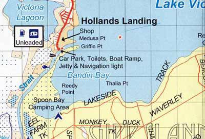 Rooftop's Gippsland Lakes Ninety Mile Beach Map | Rooftop