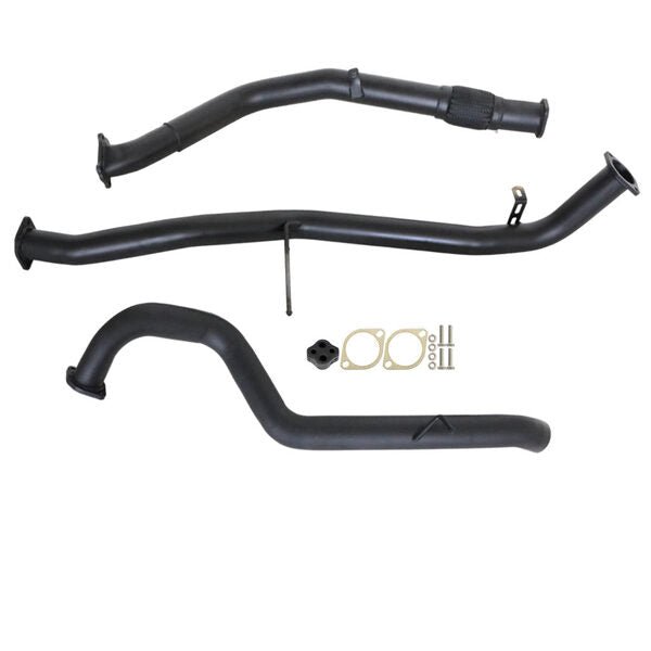 NISSAN PATROL GU Y61 2.8L 1997 -2000 WAGON 3" TURBO BACK CARBON OFFROAD EXHAUST WITH PIPE ONLY - NI225-PO 1