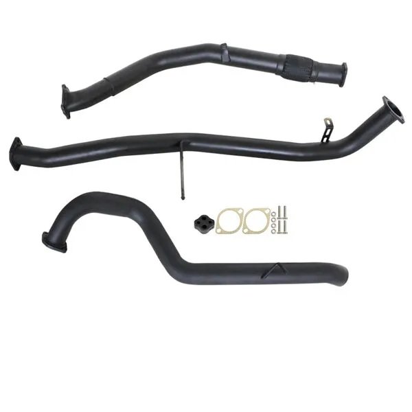 NISSAN PATROL GU Y61 2.8L 1997 -2000 WAGON 3" TURBO BACK CARBON OFFROAD EXHAUST WITH PIPE ONLY - NI225-PO 2