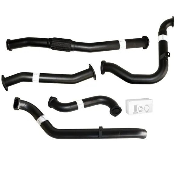 NISSAN PATROL GU Y61 3.0L 2000 -2016 UTE, WAGON 3" TURBO BACK CARBON OFFROAD EXHAUST WITH PIPE ONLY - NI207-PO 2