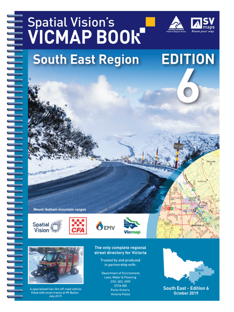 Spatial Vision Vicmap Book South East Region | Spatial Vision