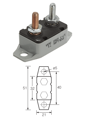 Narva Plastic Automatic Circuit Breaker 50A | Narva