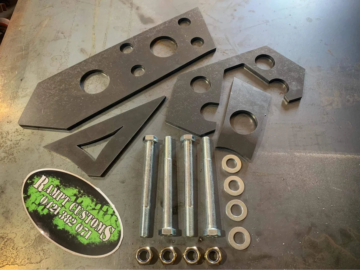 Rampt Customs 80/105 Landcruiser - Steering box brace kit | Rampt Customs