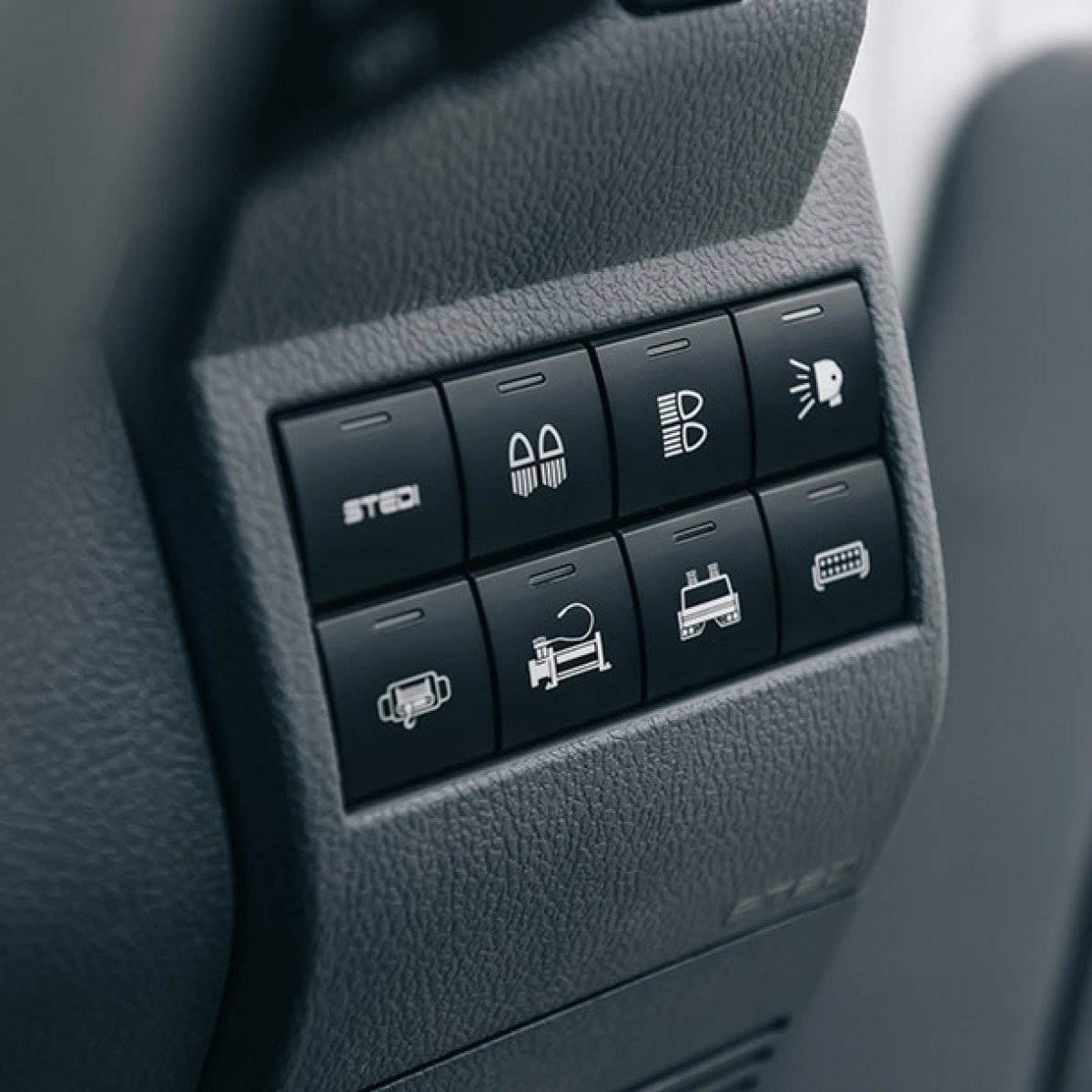 Stedi Switch - Work Lights - Square Type Push Switch to suit NEW Toyota Prado | Stedi