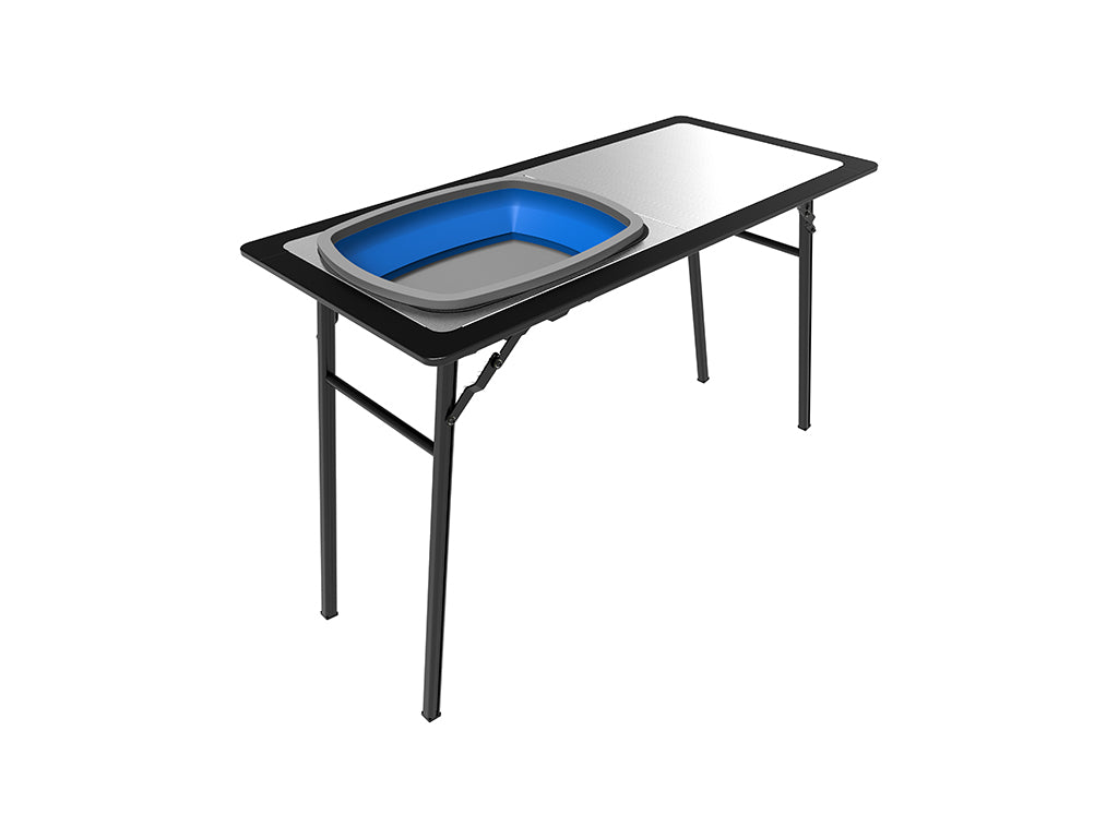 Pro Stainless Steel Prep Table with Foldaway Basin | Front Runner