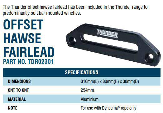 Thunder Offset Hawse Fairlead - TDR02301 | Thunder